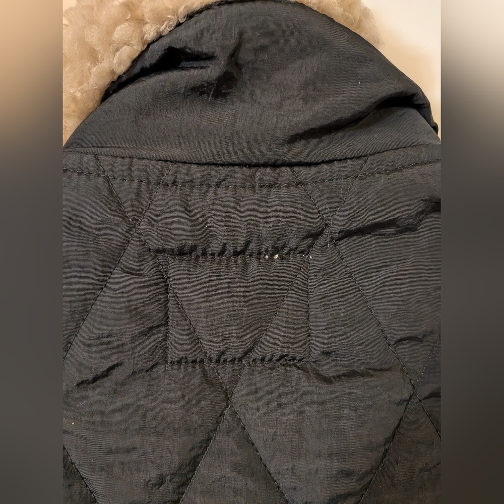 Abercrombie & Fitch Cropped Two-Tone Sherpa Vest - Picture 11 of 16